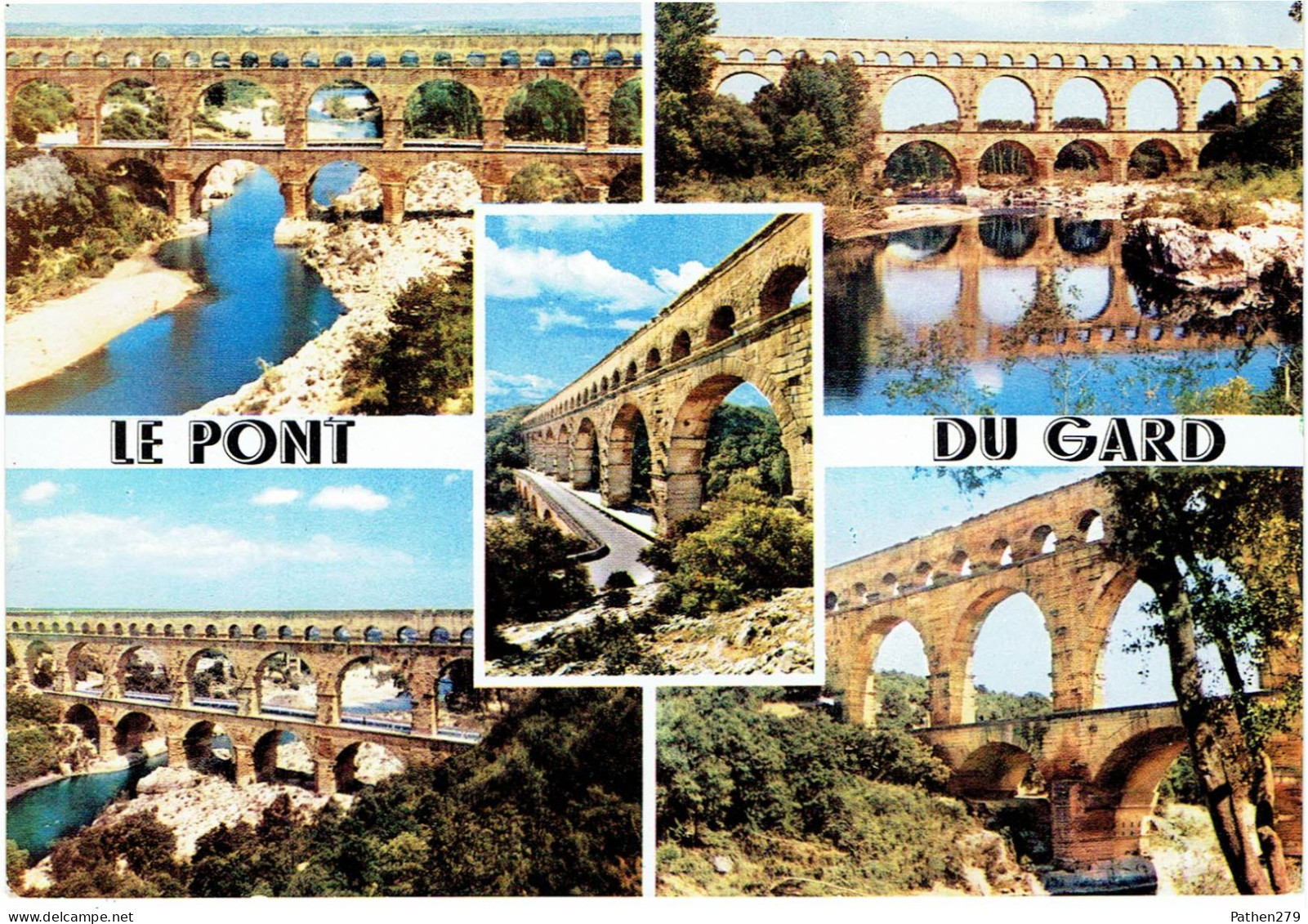 CPM FRANCE 30 GARD VERS-PONT-DU-GARD - Le Pont Du Gard - Multivues - Autres & Non Classés