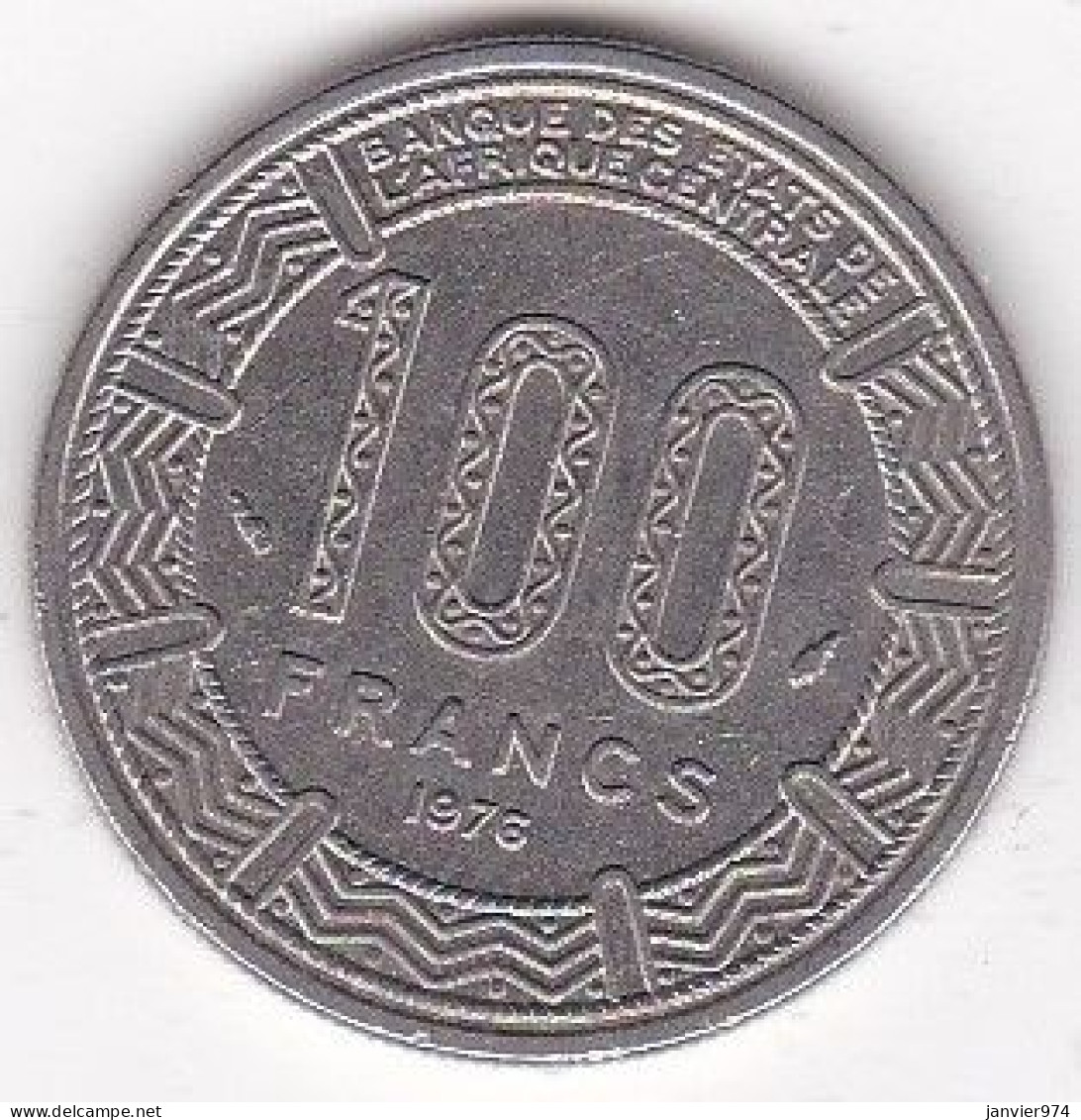 République Centrafricaine, 100 Francs 1976, En Nickel, KM# 7 - Centrafricaine (République)