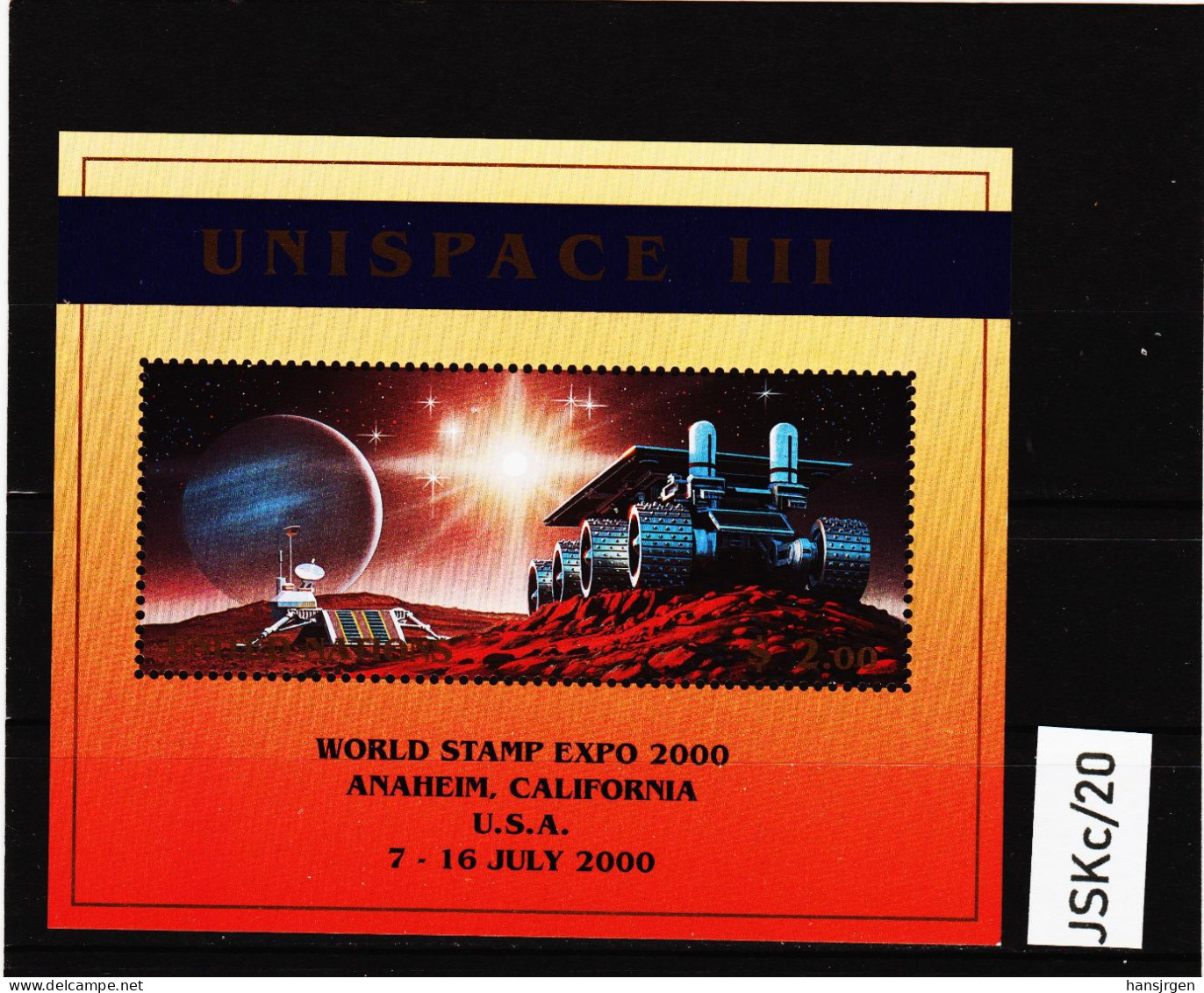 JSKc/20 UNO NEW YORK 1999 MICHL BLOCK 16 I Postfrisch Siehe ABBILDUNG - Unused Stamps