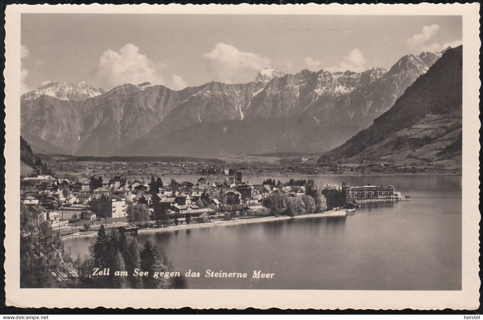 Austria - 5700 Zell Am See - Mit Bahnhof Und Das Steinerne Meer - 1938 Stamp - Zell Am See