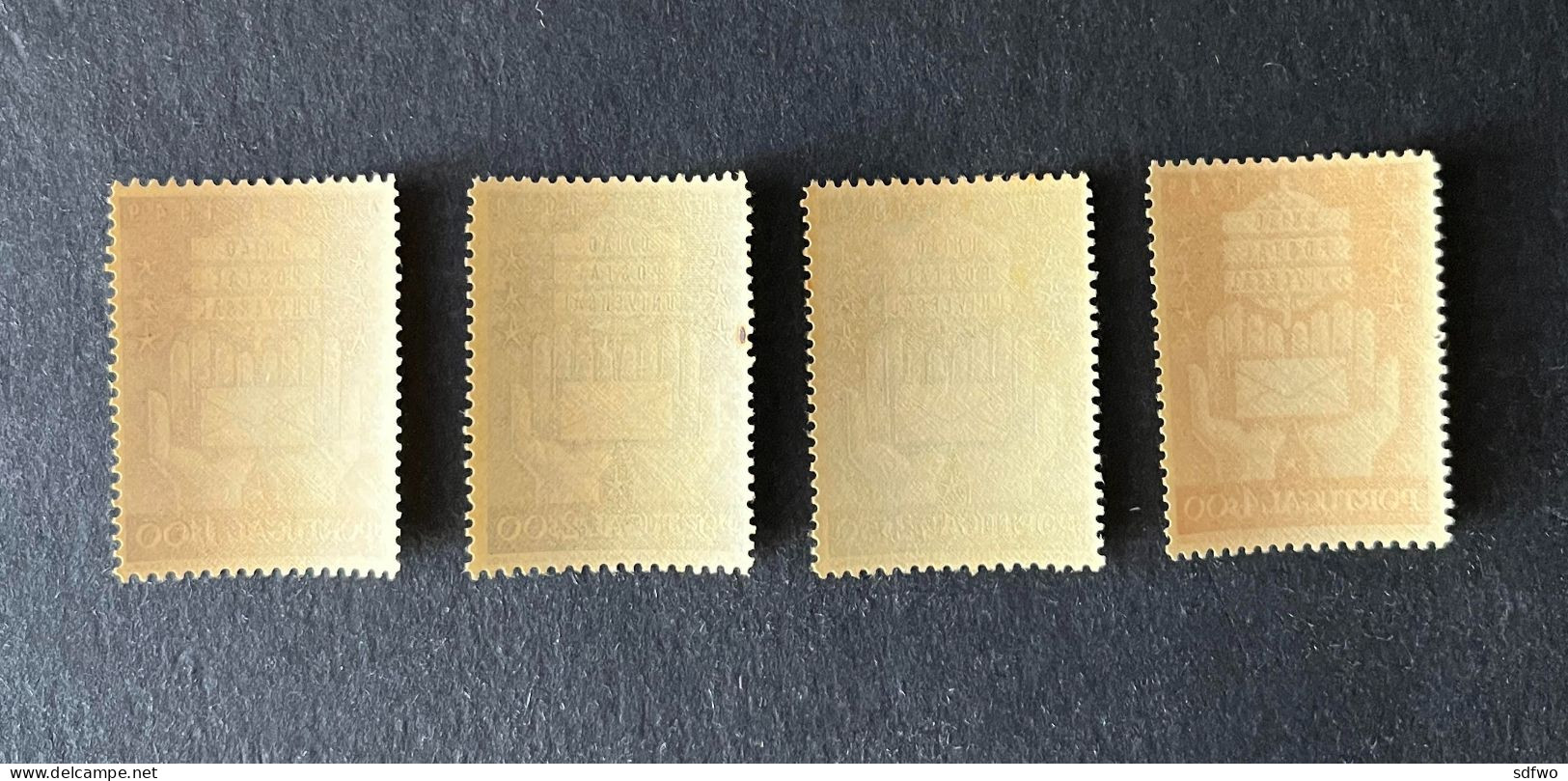 (T3) Portugal - 1949 UPU Complete Set - Af. 715 To 718 - MNH - Unused Stamps