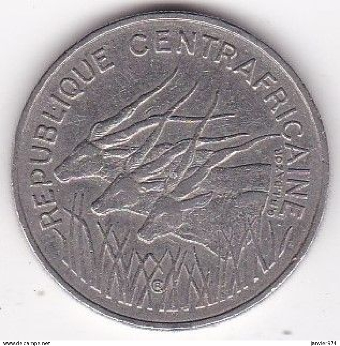 République Centrafricaine, 100 Francs 1971, En Nickel, KM# 6 - Centrafricaine (République)