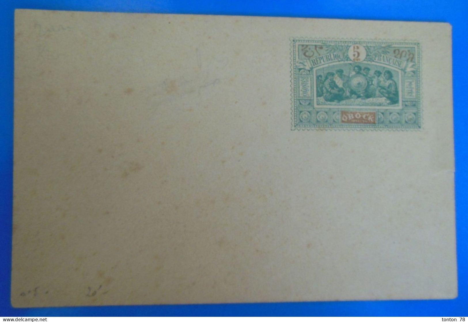 ENTIER POSTAL SUR LETTRE    -   OBOK - Cartas & Documentos