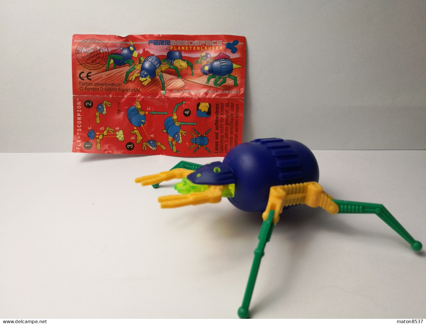 Kinder : 656119   Ferraerospace - Planetenläufer 1997 - FLX-Scorpion 2 + BPZ - Inzetting