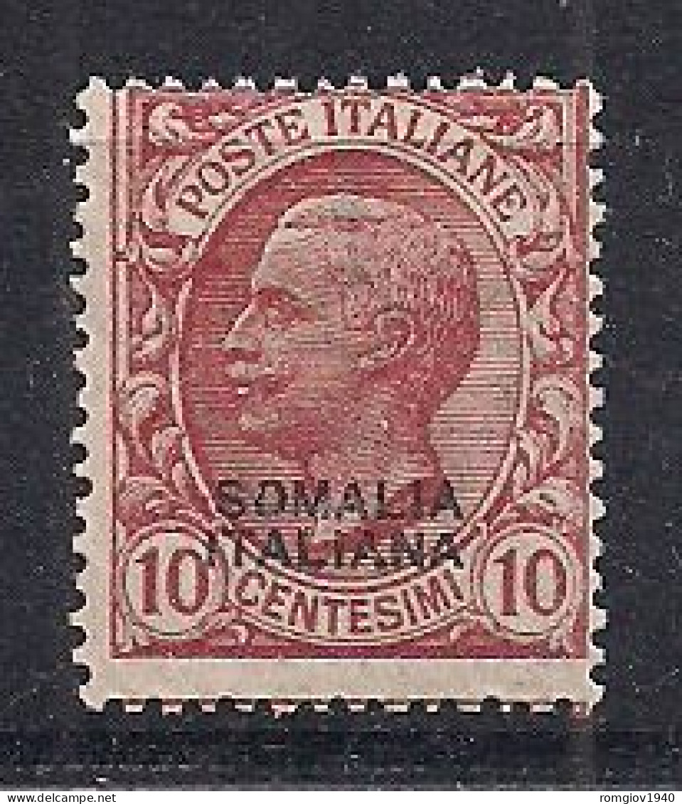 COLONIE ITALIANE SOMALIA  1926-30  FRANCOBOLLI D'ITALIA DEL 1901-26  SOPRASTAMPATI  SASS. 94  MLH VF - Somalië