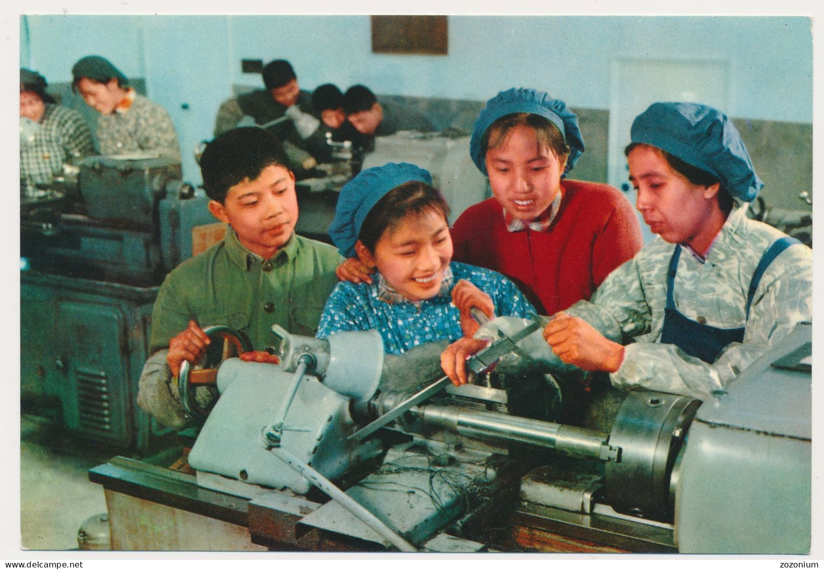 China Learning Industrial Production China  Old Postcard - China