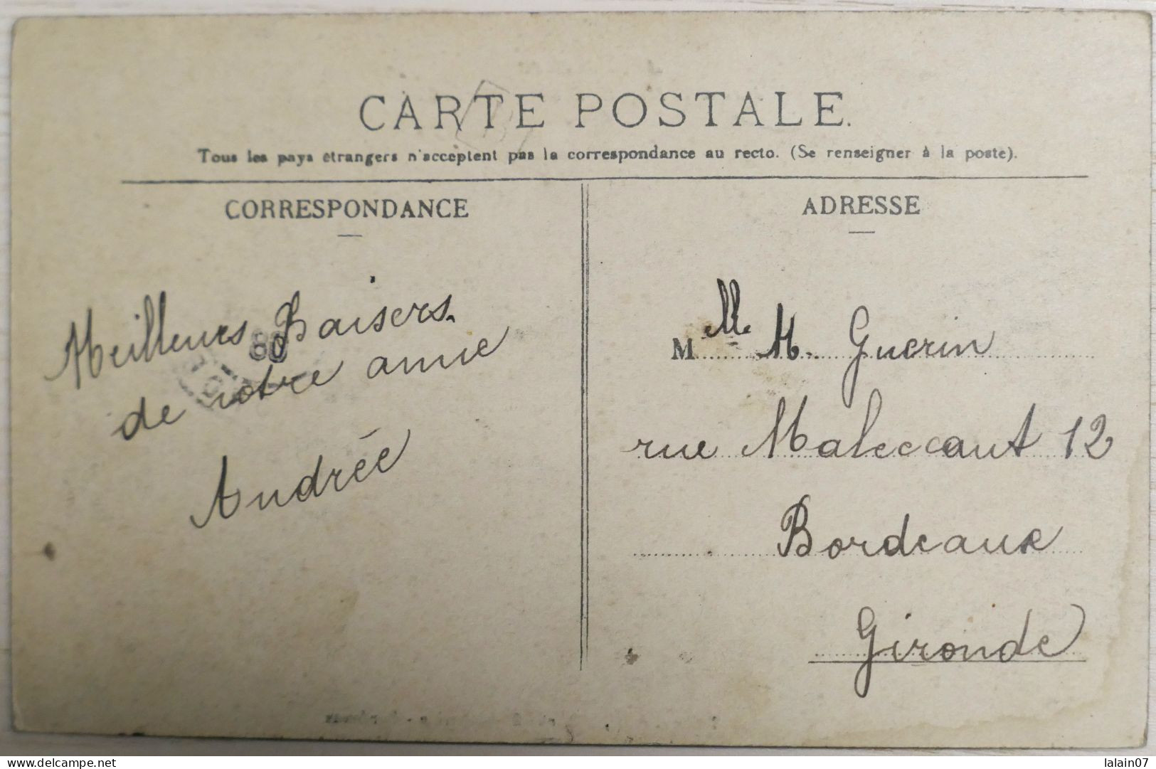 C. P. A. : 33 : TALENCE : Jardin Et Institut Botanique, Le Lac, Timbre En 1909 - Other & Unclassified