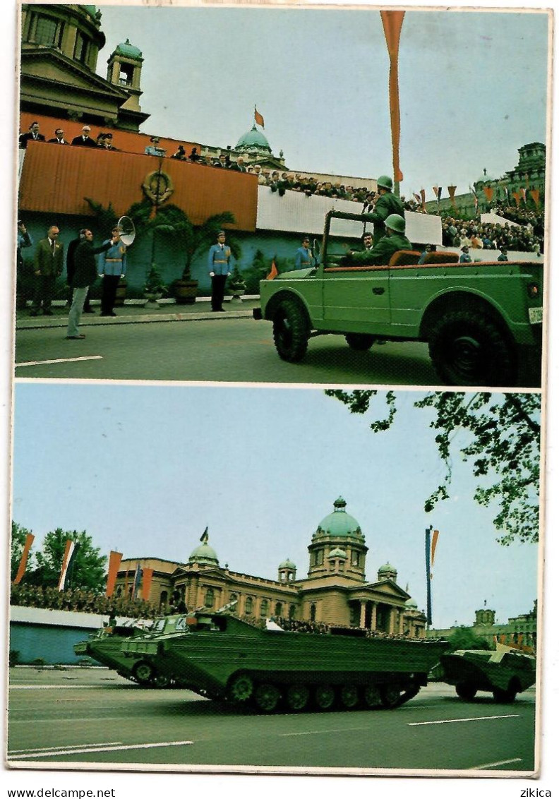 Yugoslavia - Belgrade - Military Parade 1976 - Andere & Zonder Classificatie