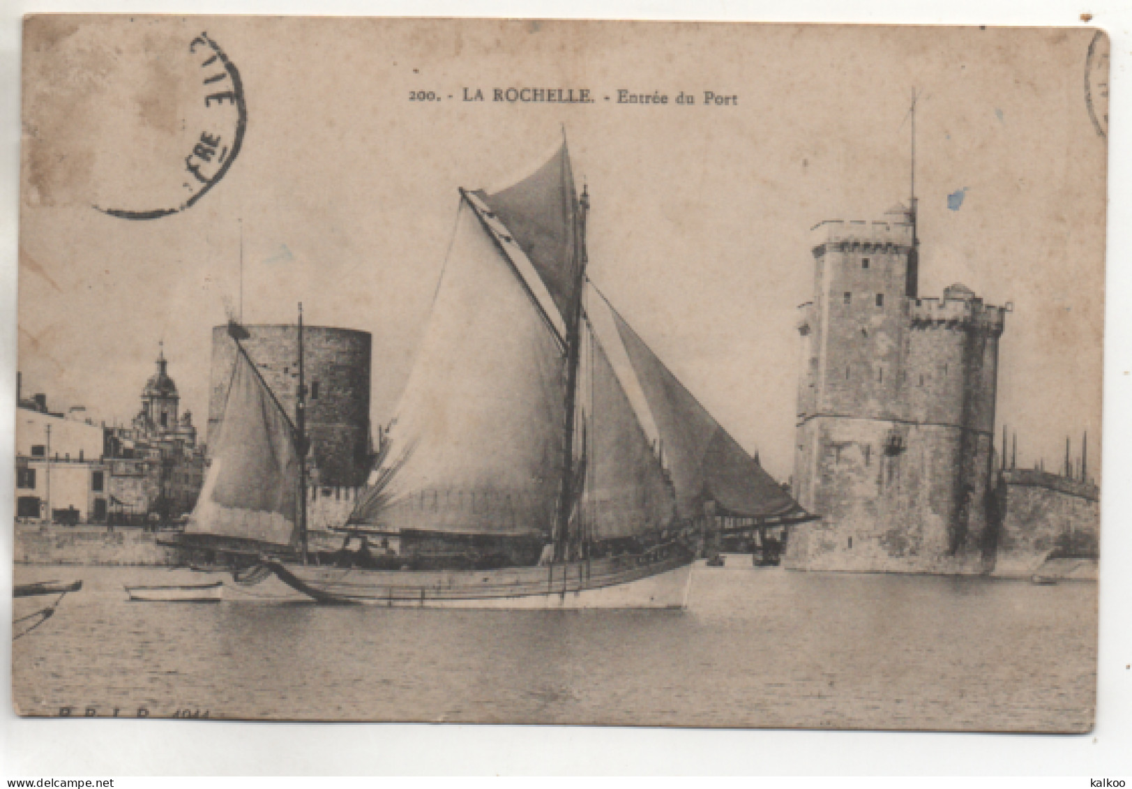 CPA ( La Rochelle - Entrée Du Port ) - La Rochelle