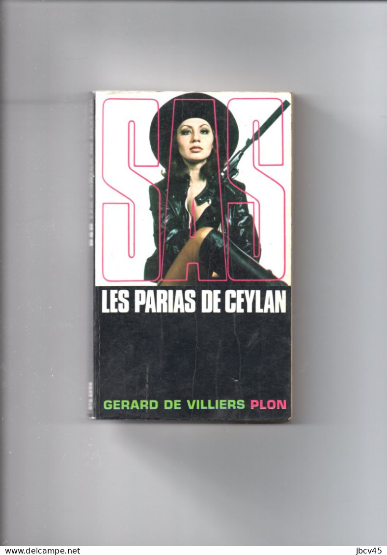 SAS  Les Parias De Ceylan 1974 - Other & Unclassified