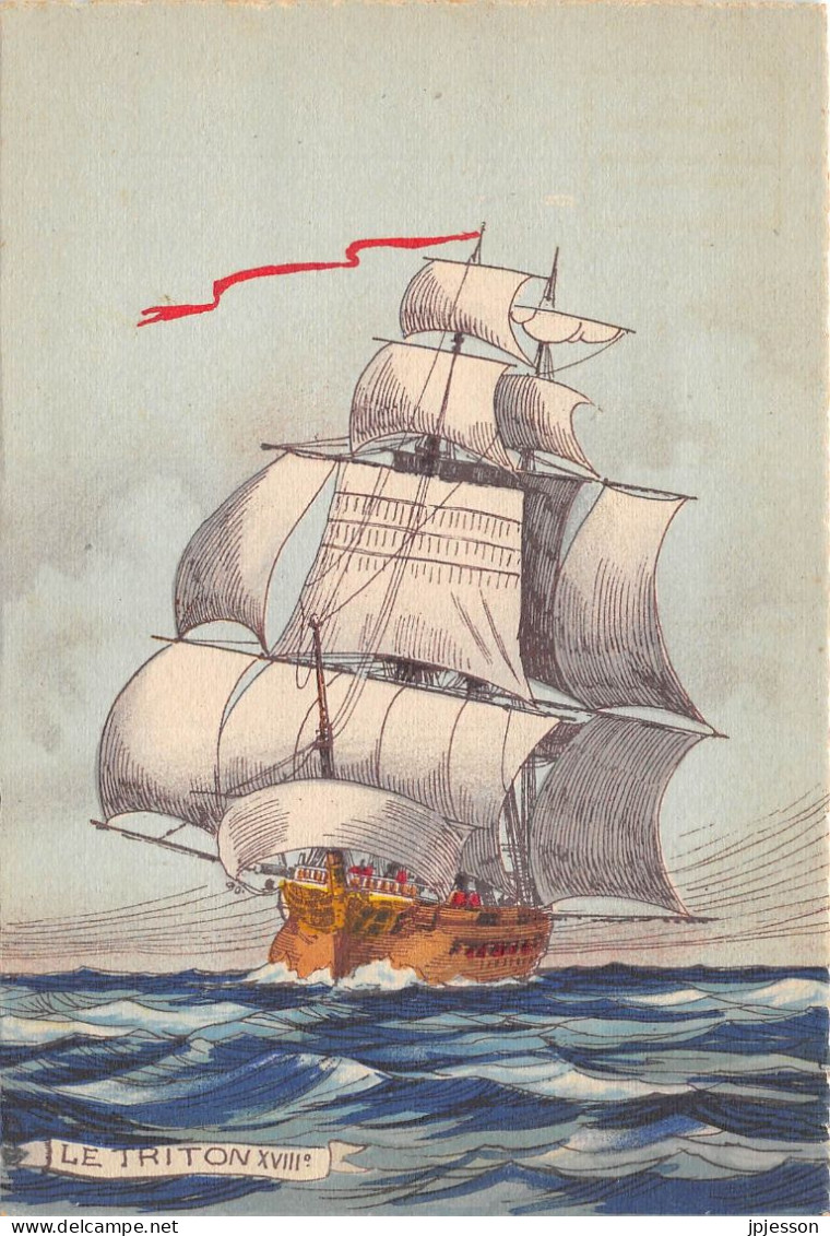 ILLUSTRATEUR - BARRE DAYEZ 1114 E - LE TRITON - MARINE A VOILE - Other & Unclassified