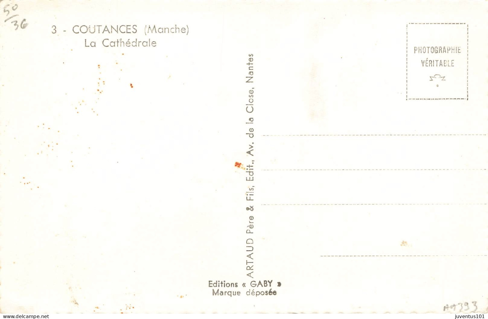 CPSM Coutances-La Cathédrale-3     L2916 - Coutances