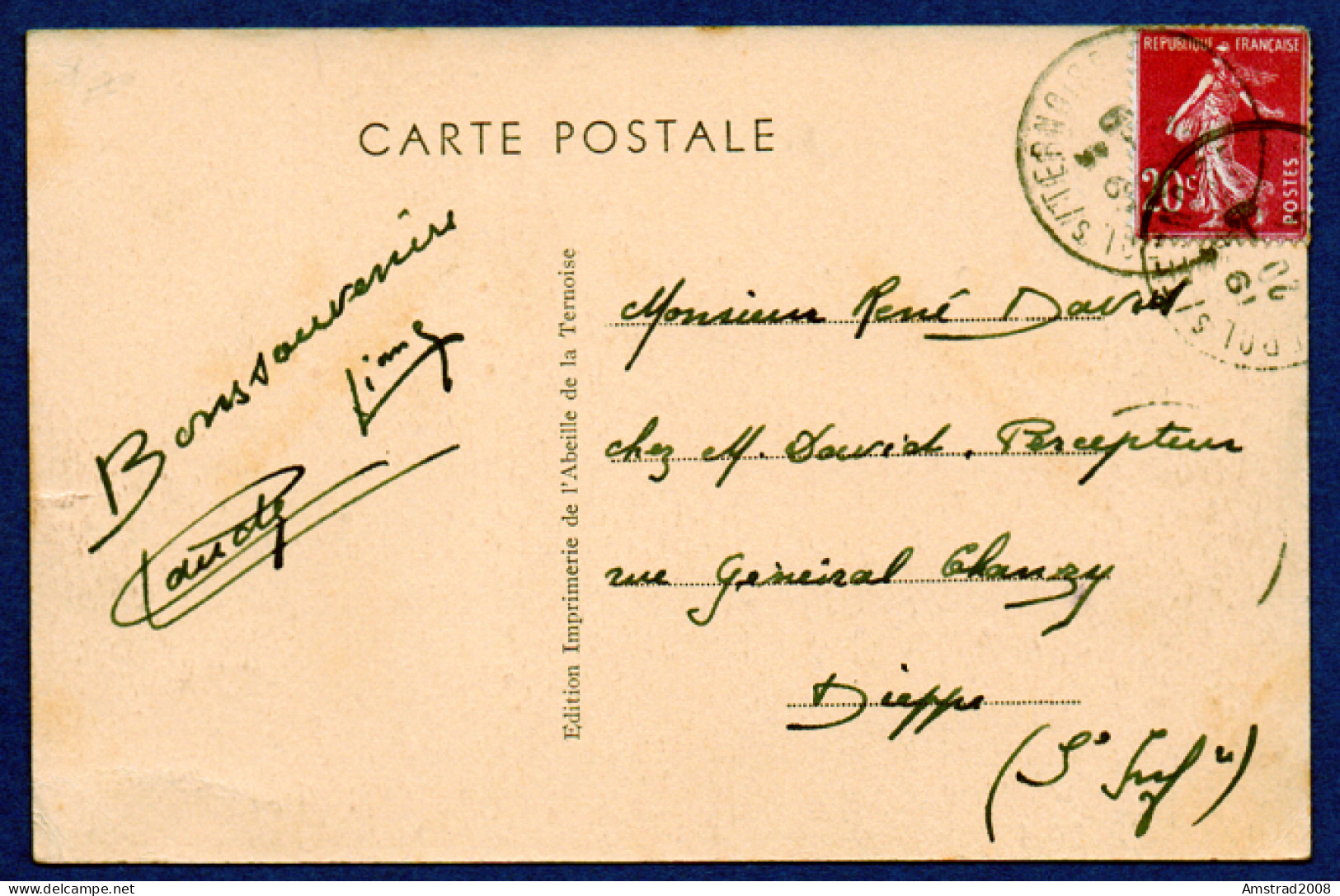 1909 - SAINT-POL-SUR-TERNOISE - LA PLACE DU MARCHE AUX GRAINS  - FRANCE - Saint Pol Sur Ternoise