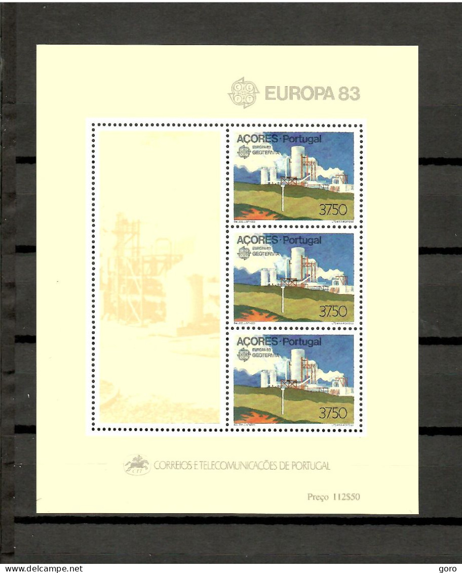 Açores  1983  .-   Y&T  Nº   4   Block  ** - Açores
