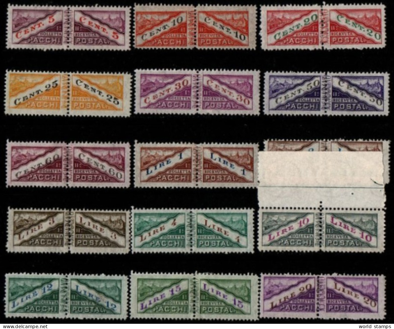 SAINT-MARIN 1945 * - Parcel Post Stamps