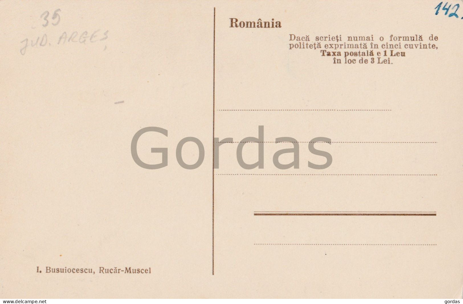 Romania - Rucar - Campulung Muscel - Arges - Vedere Generala - Romania