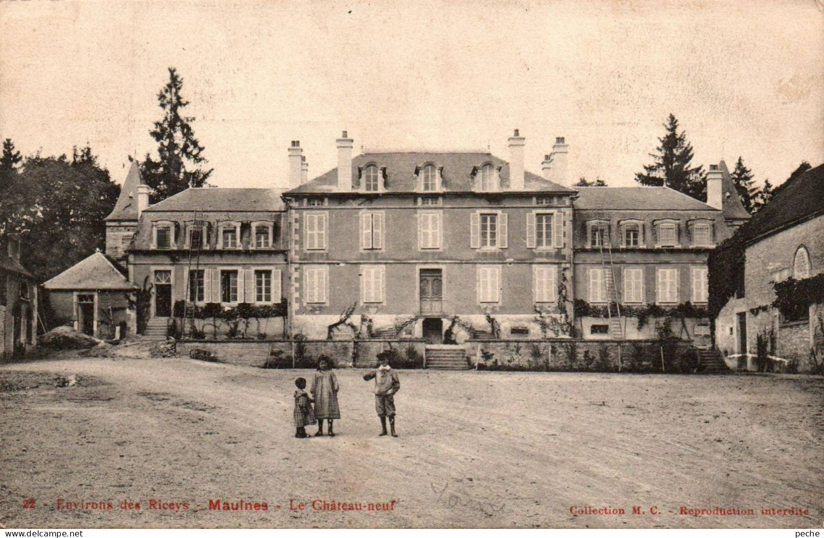 N°2666 W -cpa Environs Les Riceys -Maulnes -le Château Neuf- - Les Riceys