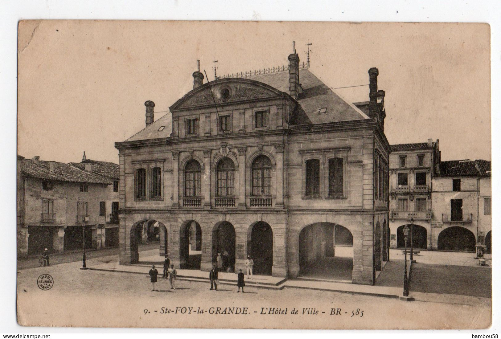 STE FOY LA GRANDE * GIRONDE * HOTEL DE VILLE * Carte N° 9 - Sonstige & Ohne Zuordnung