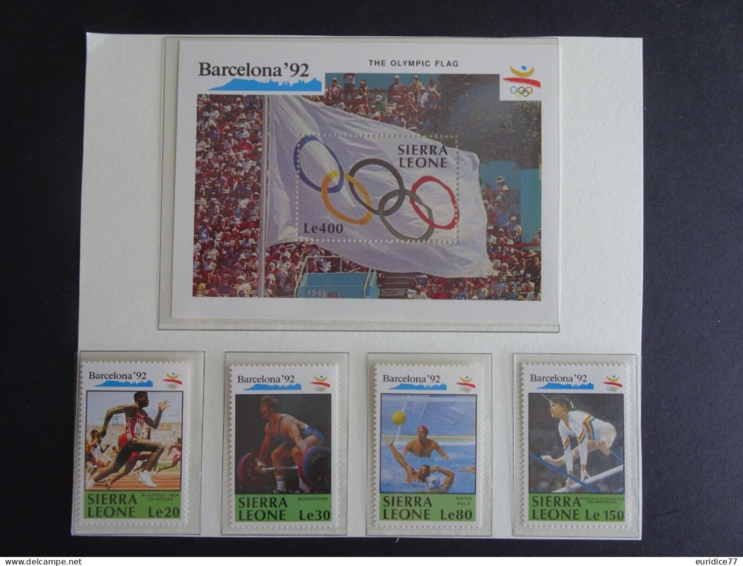 Sierra Leone 1990 - Olympic Games Barcelona 92 Mnh** - Zomer 1992: Barcelona