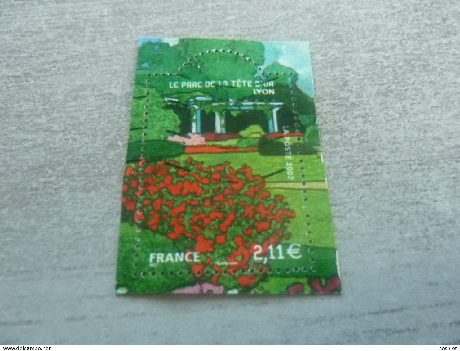 Lyon - Le Parc De La Tête-d'Or - 2.11 € - Yt 4047 - Multicolore - Oblitéré - Année 2007 - - Gebruikt