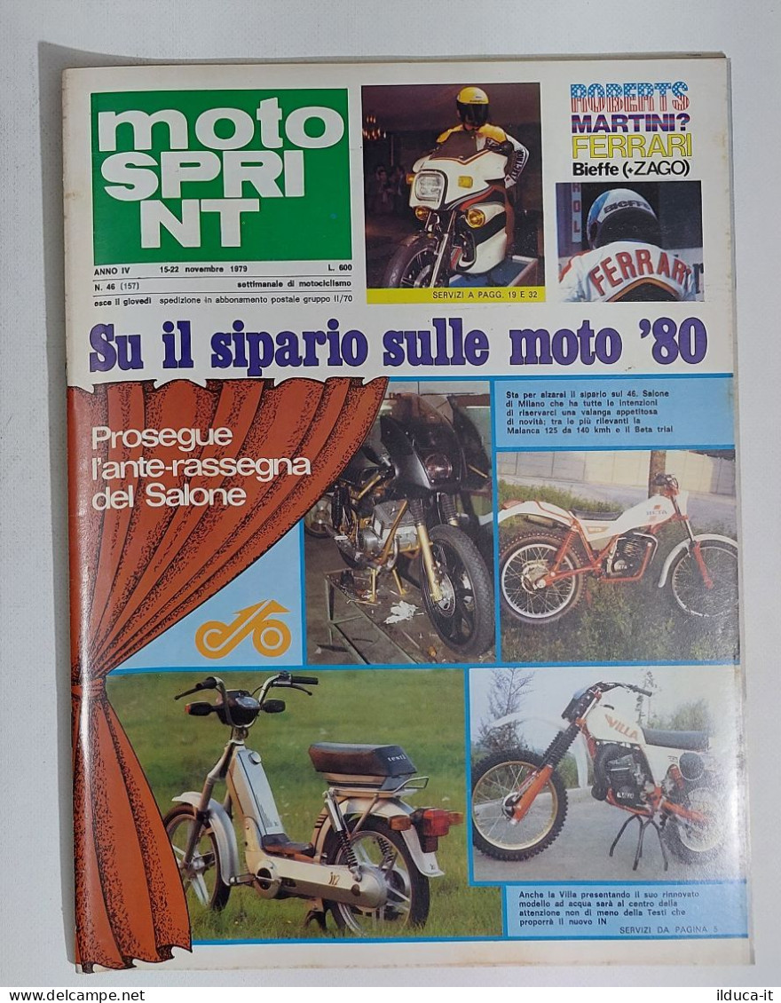 54037 Motosprint 1979 A. IV N. 46 - Valenti 250 Cross / Montesa - Engines
