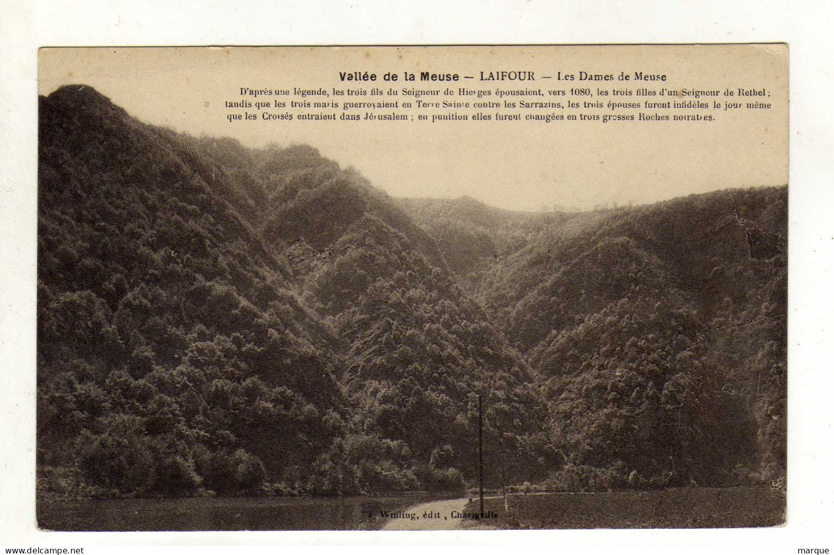 Cpa Vallée De La Meuse LAIFOUR Les Dames De Meuse - Autres & Non Classés