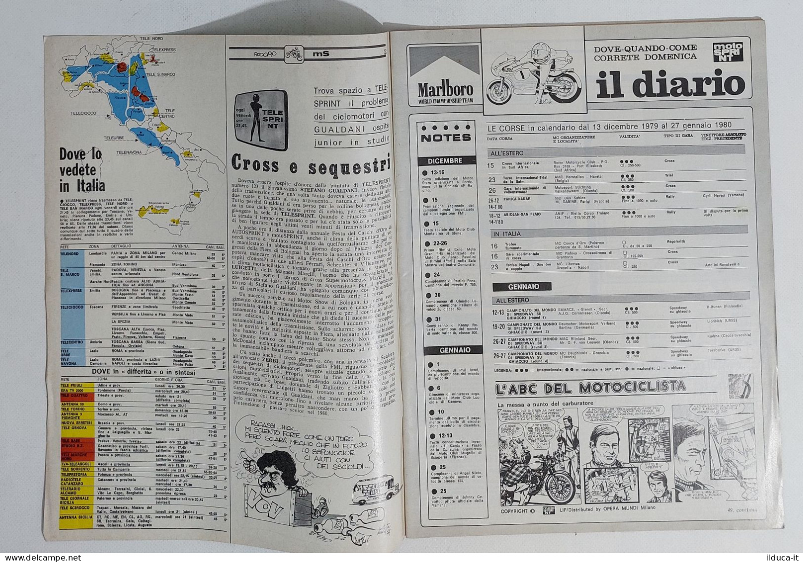 54042 Motosprint 1979 A. IV N. 50 - Suzuki RM 125 - Engines