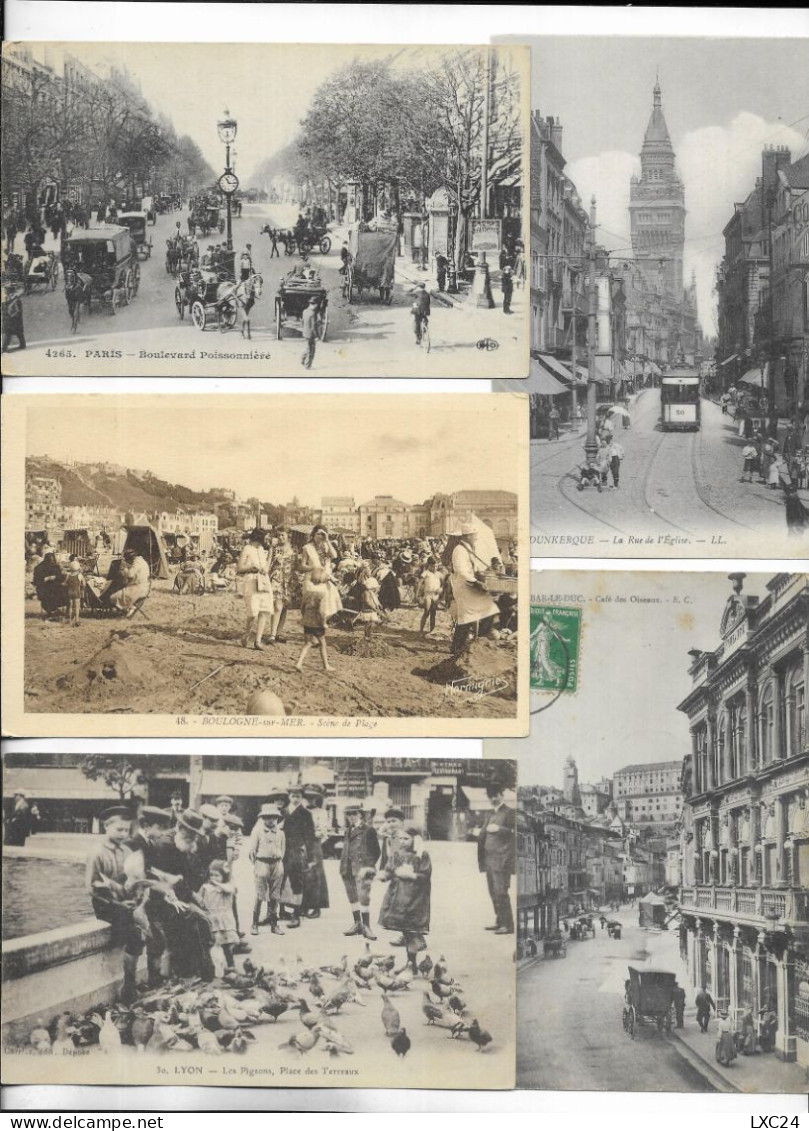 Lot 2500 CPA Avec Quelques CPSM Petit Format France. Drouille Et Petites Cartes (1900/1960). - 500 Postkaarten Min.