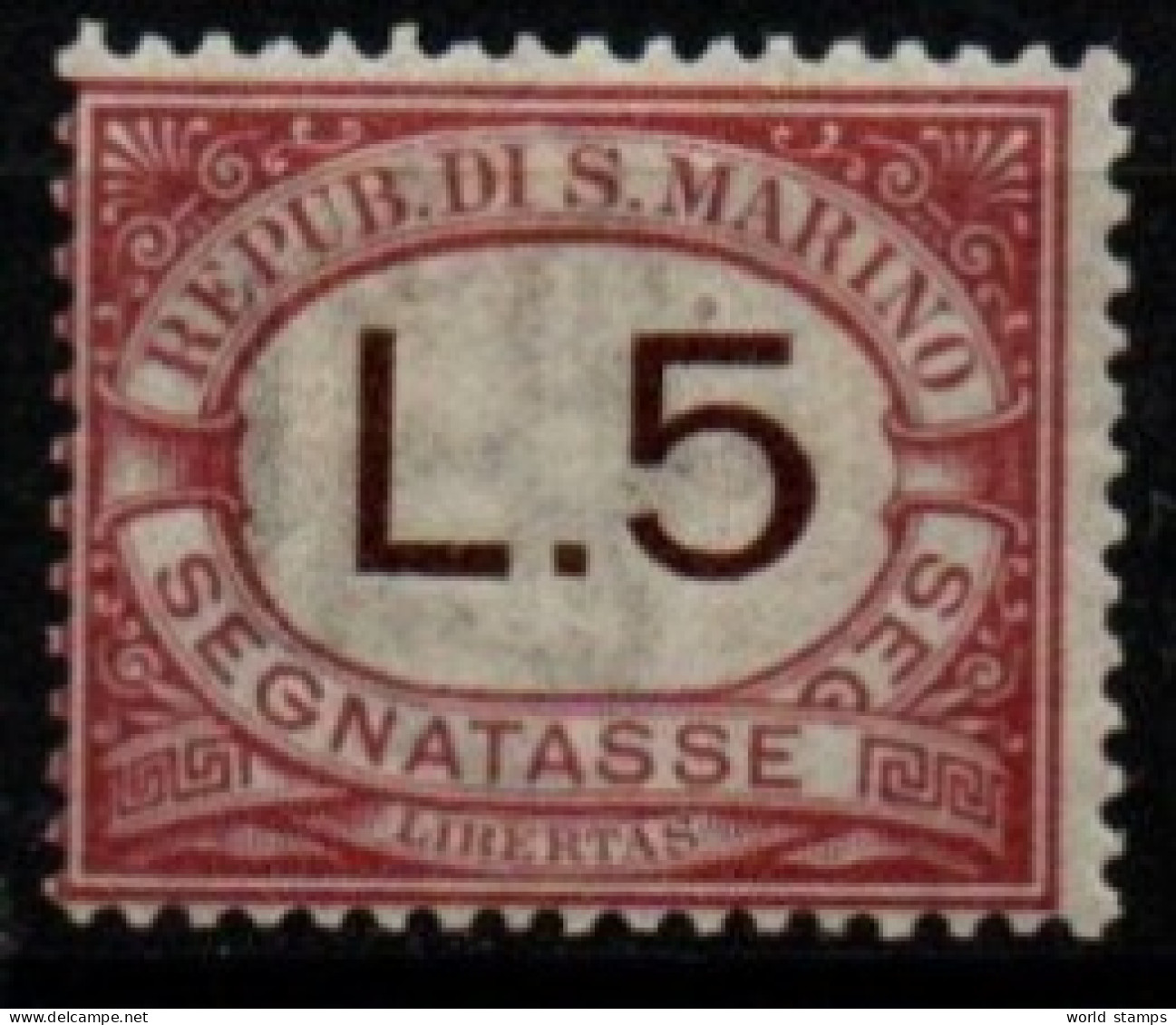 SAINT-MARIN 1897-1919 * - Timbres-taxe