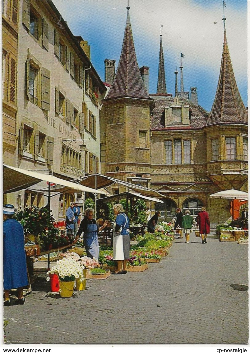 NEUCHATEL PLACE DU MARCHE - Neuchâtel