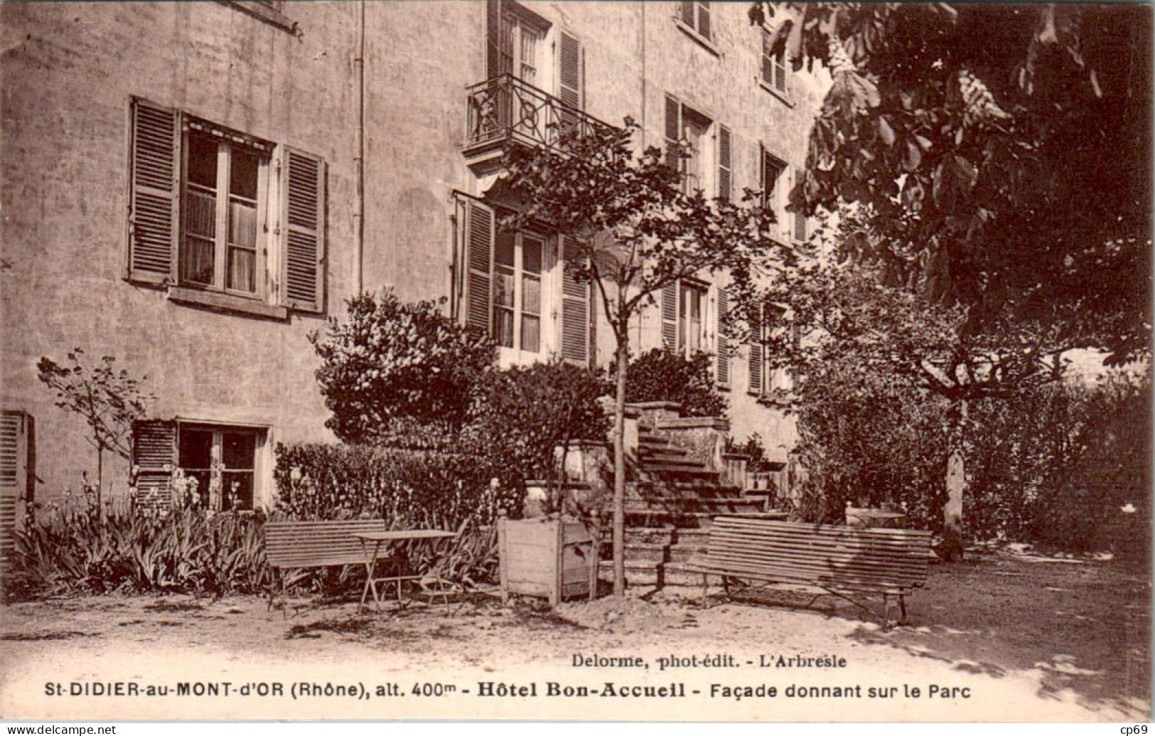 St-Didier-au-Mont-D'Or Canton Limonest Hotel Hôtel Bon-Accueil .... Rhône Cpa Non Ecrite Au Dos TB.Etat - Sonstige & Ohne Zuordnung
