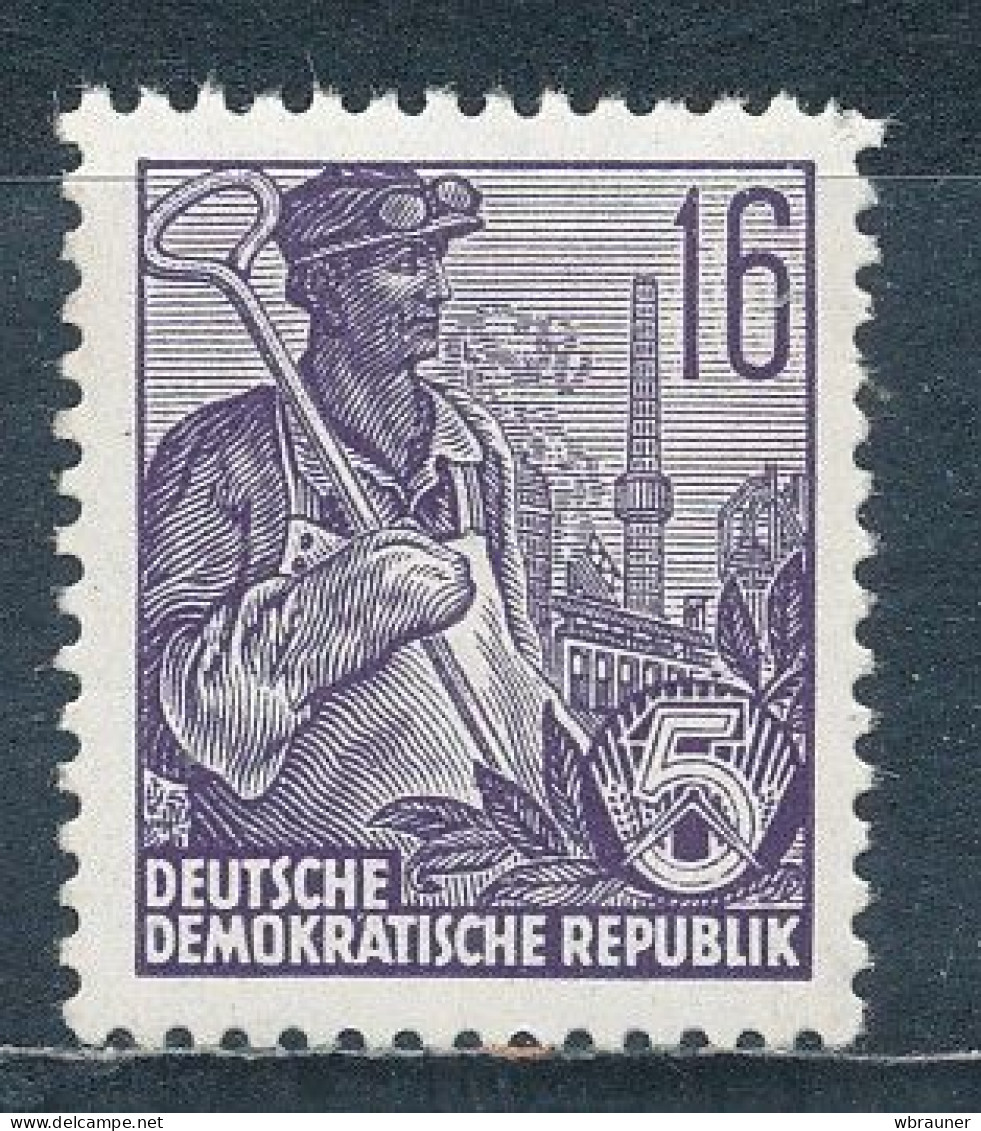 DDR 412 XI ** Geprüft Schönherr Mi. 5,- - Unused Stamps