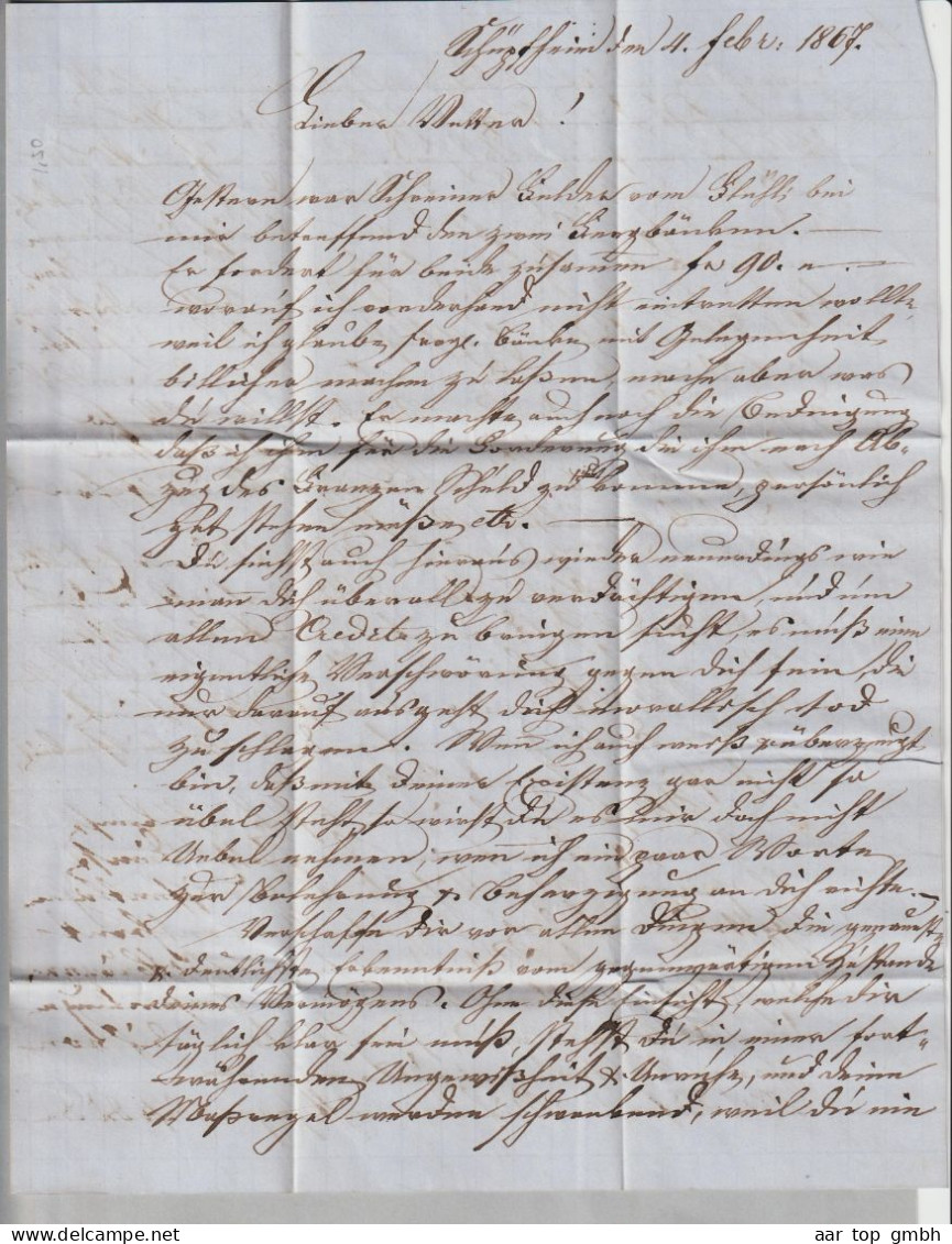 CH Heimat LU Schüpfheim 1867-02-05 Zierstempel Auf Brief Nach Dagmersellen - Brieven En Documenten