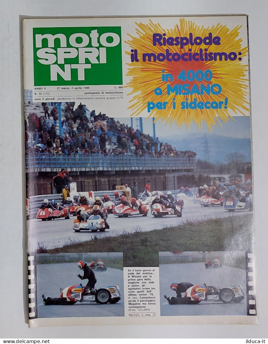 54058 Motosprint 1980 A. V N. 13 - Suzuki GS 450 E / Lucchinelli - Moteurs