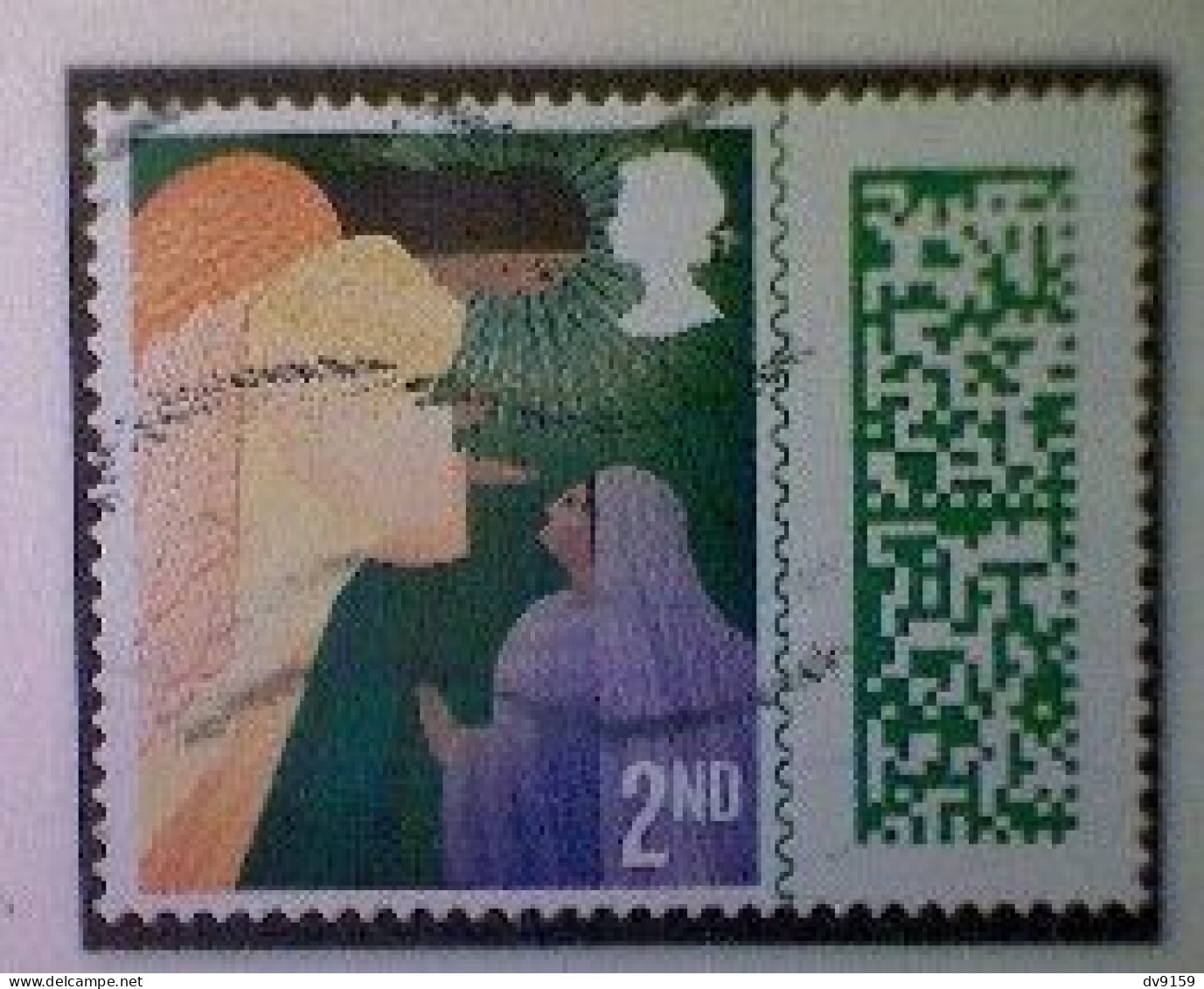 Great Britain, Scott #4293, Used (o), 2022, Christmas: The Annunciation, 2nd, Multicolored - Unclassified