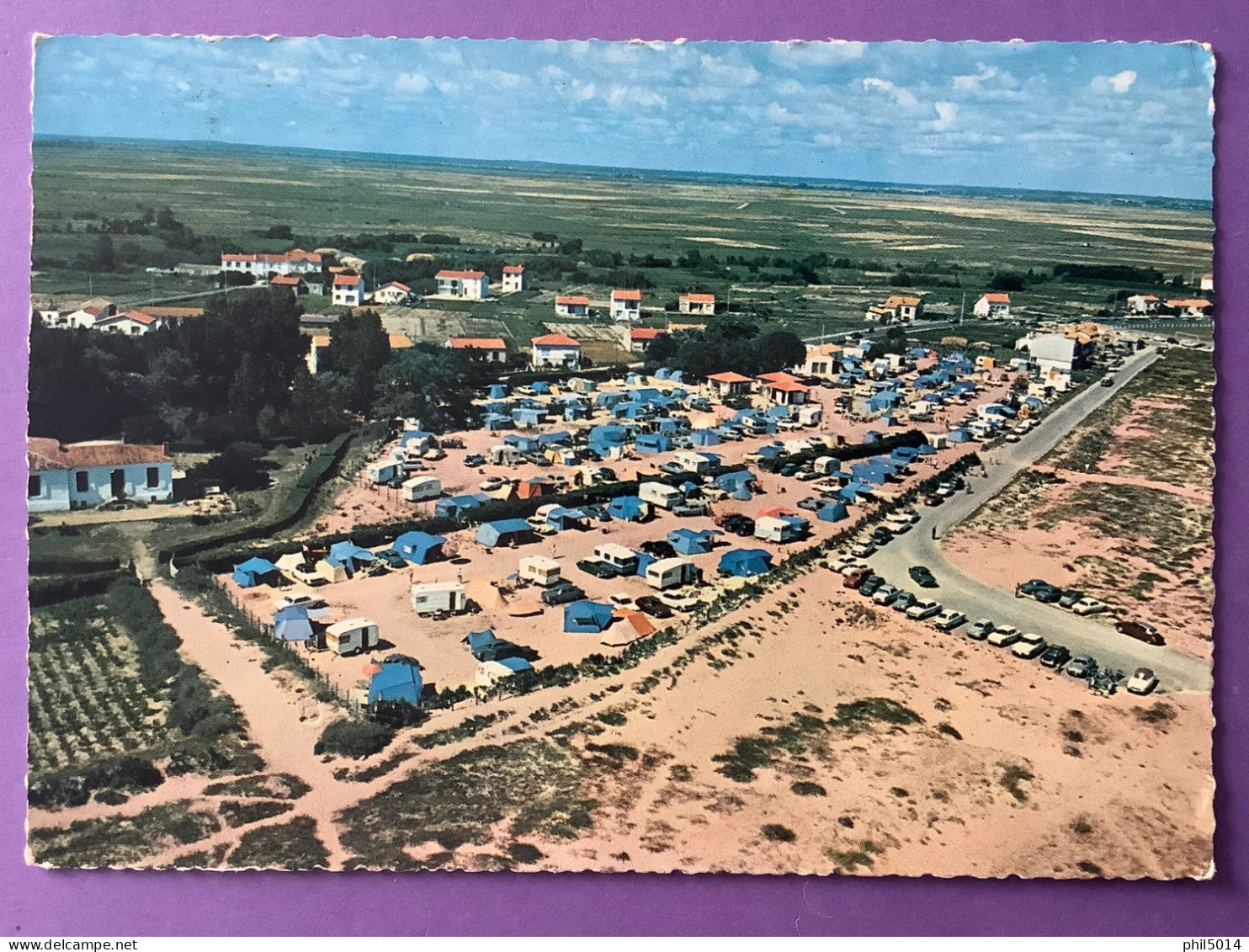 85   CPSM    LA TRANCHE SUR MER   Camping…..   Bon état - Saint Hilaire De Riez