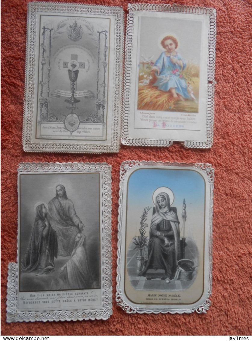 Lot Image Pieuse Religieuse Holy Card Canivet - Images Religieuses