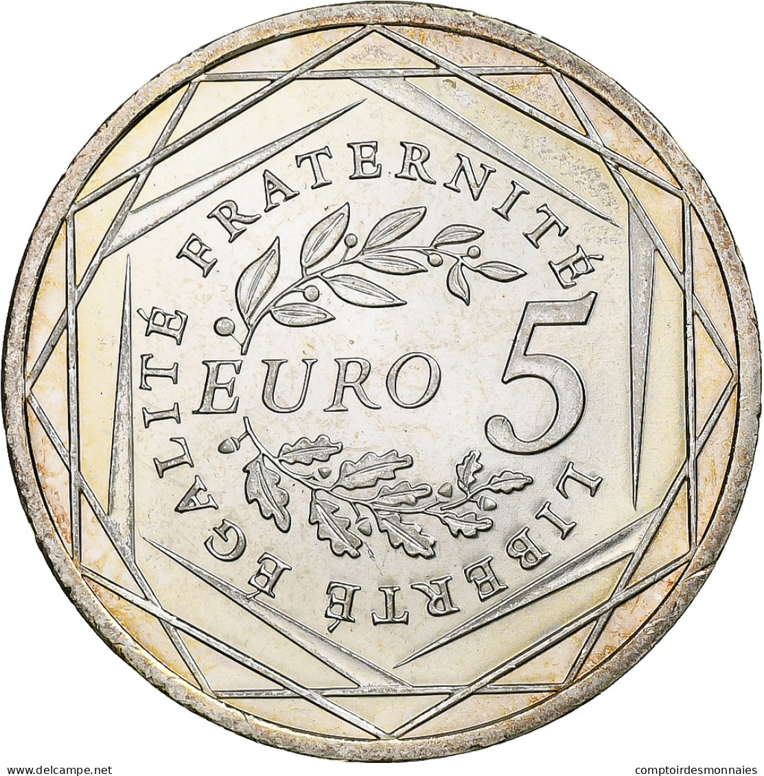 France, 5 Euro, Semeuse, 2008, Monnaie De Paris, Argent, SUP+ - Frankreich