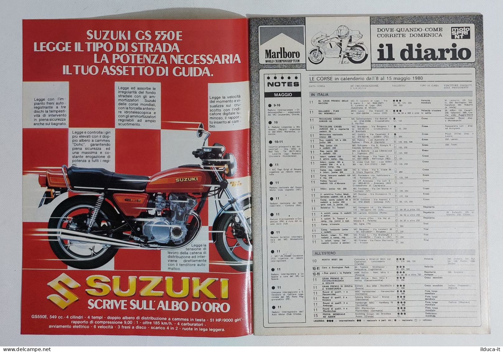 59027 Motosprint 1980 A. V N. 19 - Suzuki GSX 1000 / Harley Davidson - Moteurs