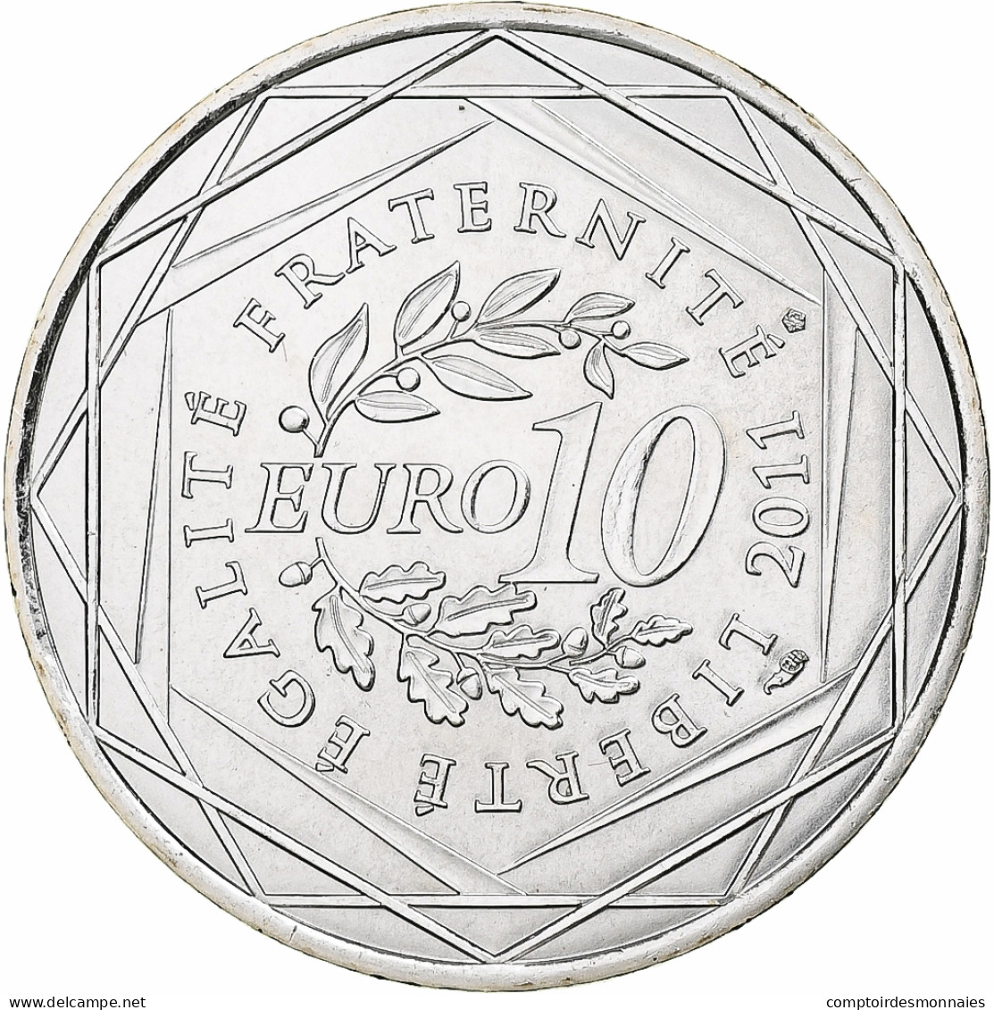 France, 10 Euro, Provence-Alpes-Côte D'Azur, 2011, Monnaie De Paris, Argent - France