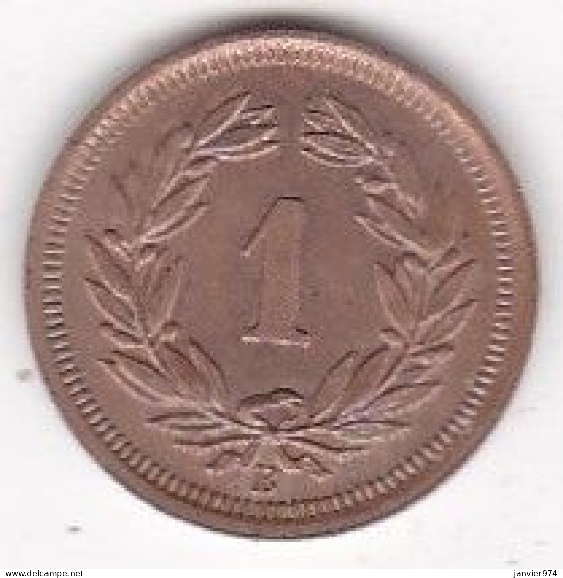 Suisse 1 Rappen 1940 B, En Bronze , KM# 3 - 1 Rappen
