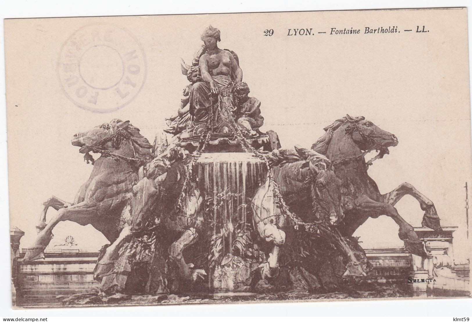Lyon - Fontaine Bartholdi - Lyon 1