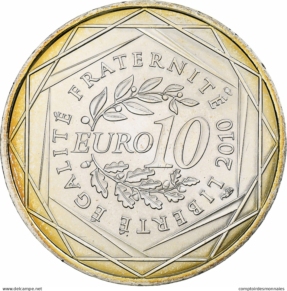 France, 10 Euro, Provence-Alpes-Côte D'Azur, 2010, Monnaie De Paris, Argent - France