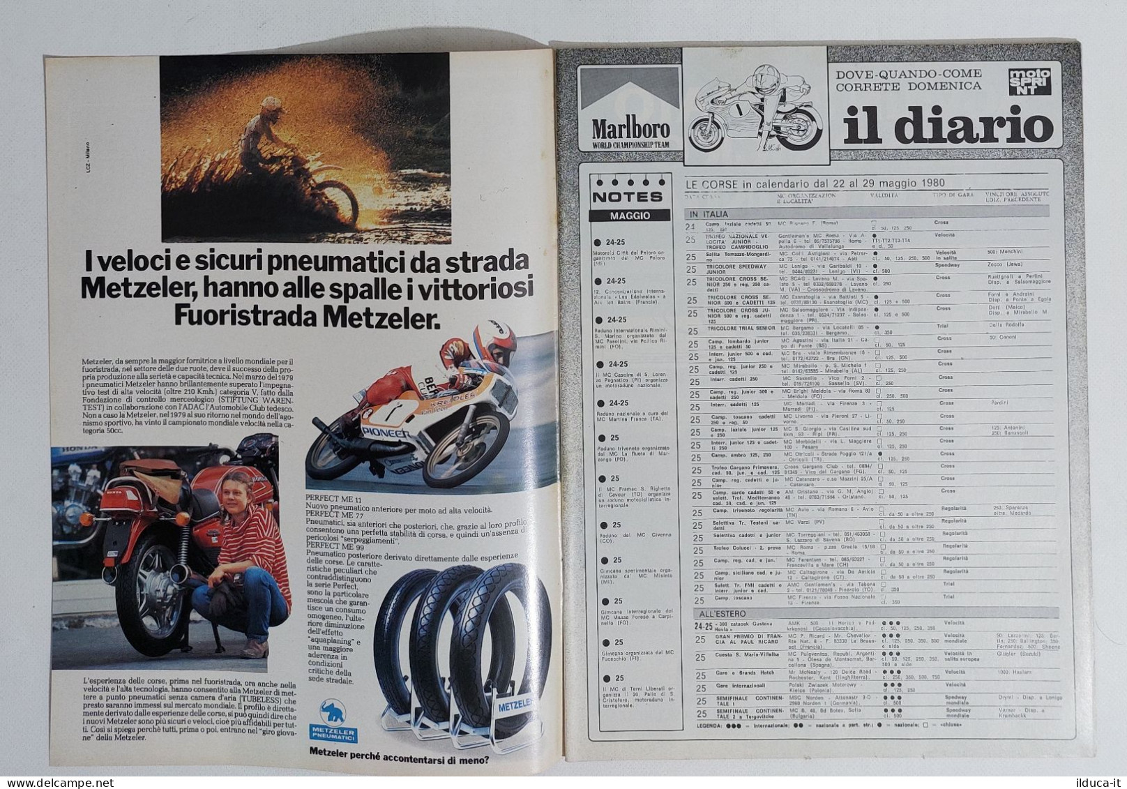 59055 Motosprint 1980 A. V N. 21 - SWM 125 TF2 / Gilera 125 Replica - Moteurs