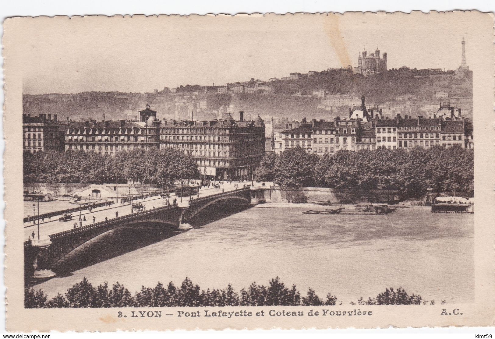 Lyon - Pont Lafayette Et Coteau De Fourvière - Lyon 2