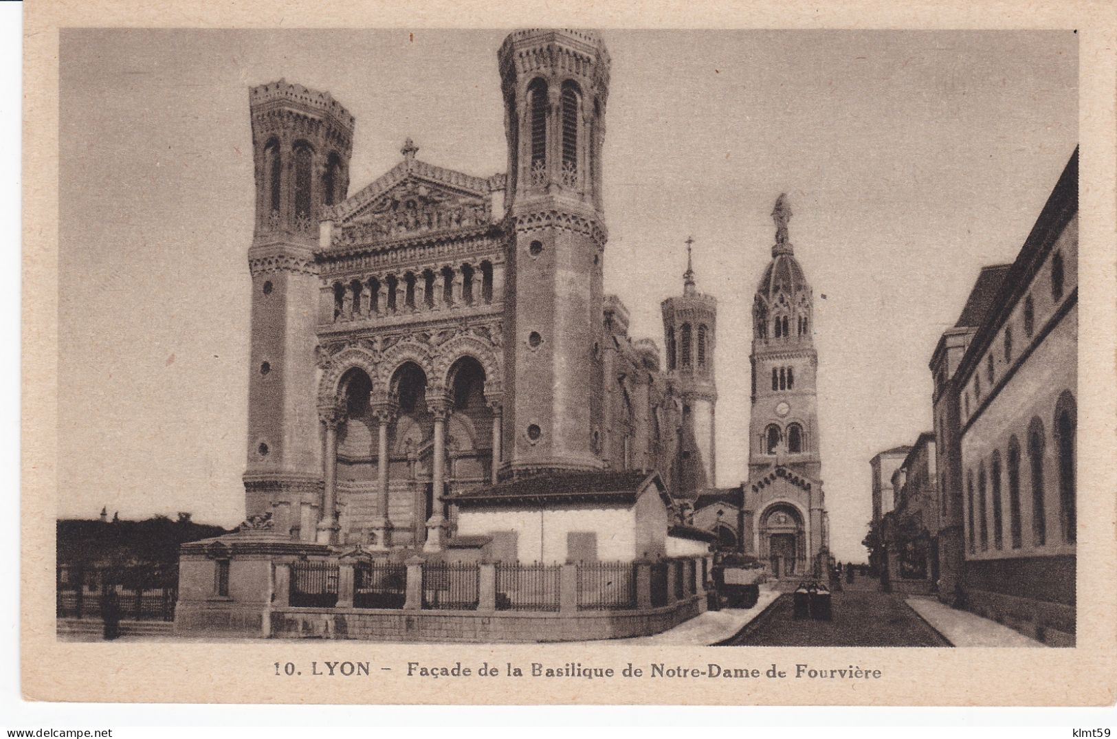 Lyon - Façade De La Basilique De Notre-Dame De Fourvière - Lyon 5