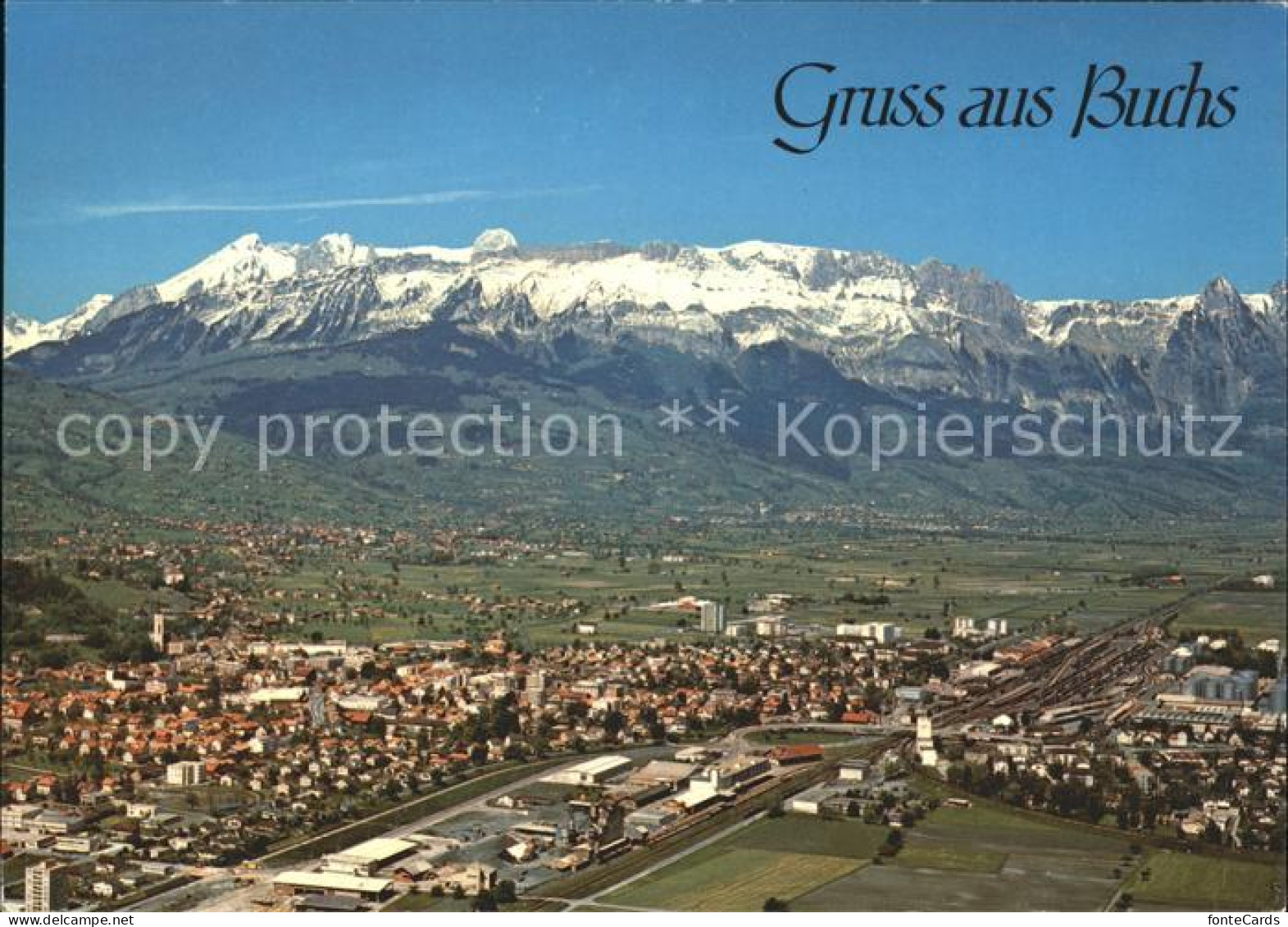 11863876 Buchs SG Fliegeraufnahme Blick Alpstein Buchs SG - Other & Unclassified