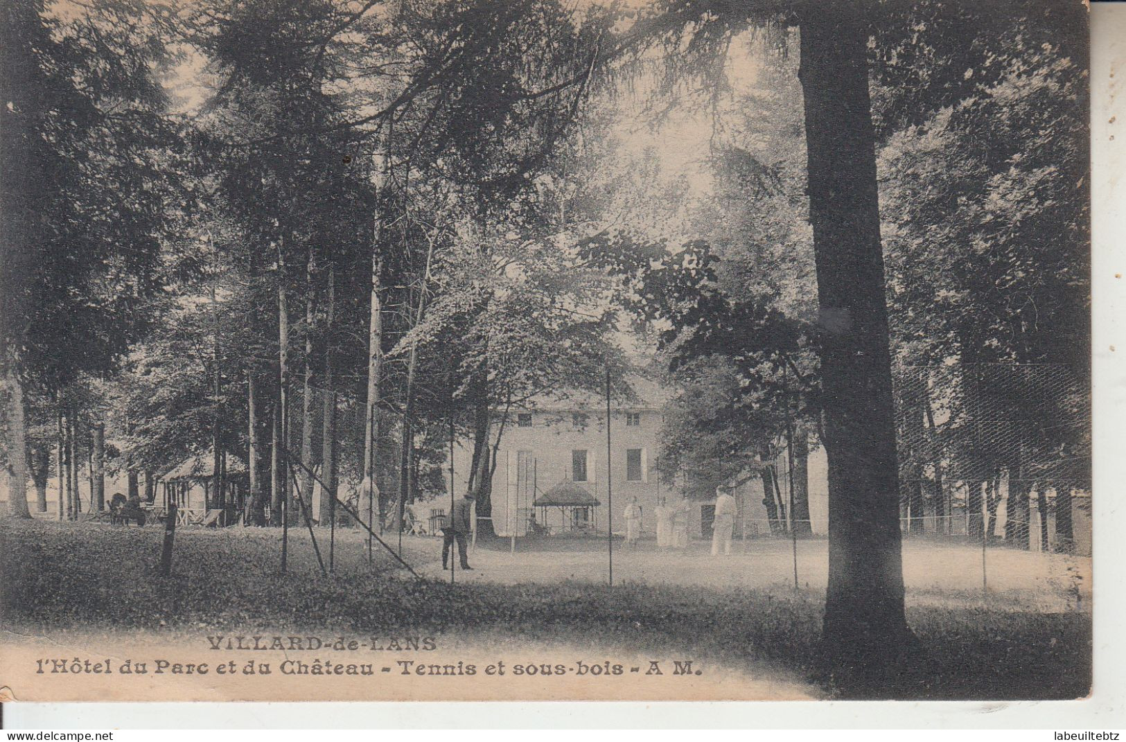 VILLARS DE LANS - Hôtel Du Parc Et Du Château- Tennis Et Sous Bois  PRIX FIXE - Villard-de-Lans