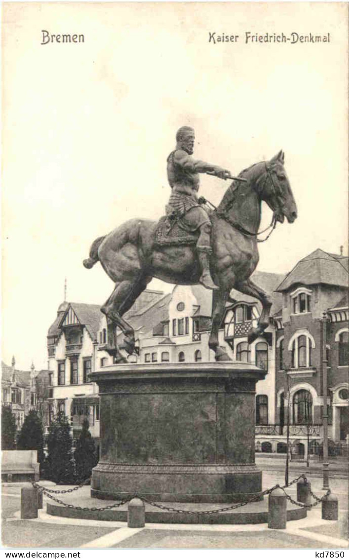 Bremen - Kaiser Friedrich Denkmal - Bremen