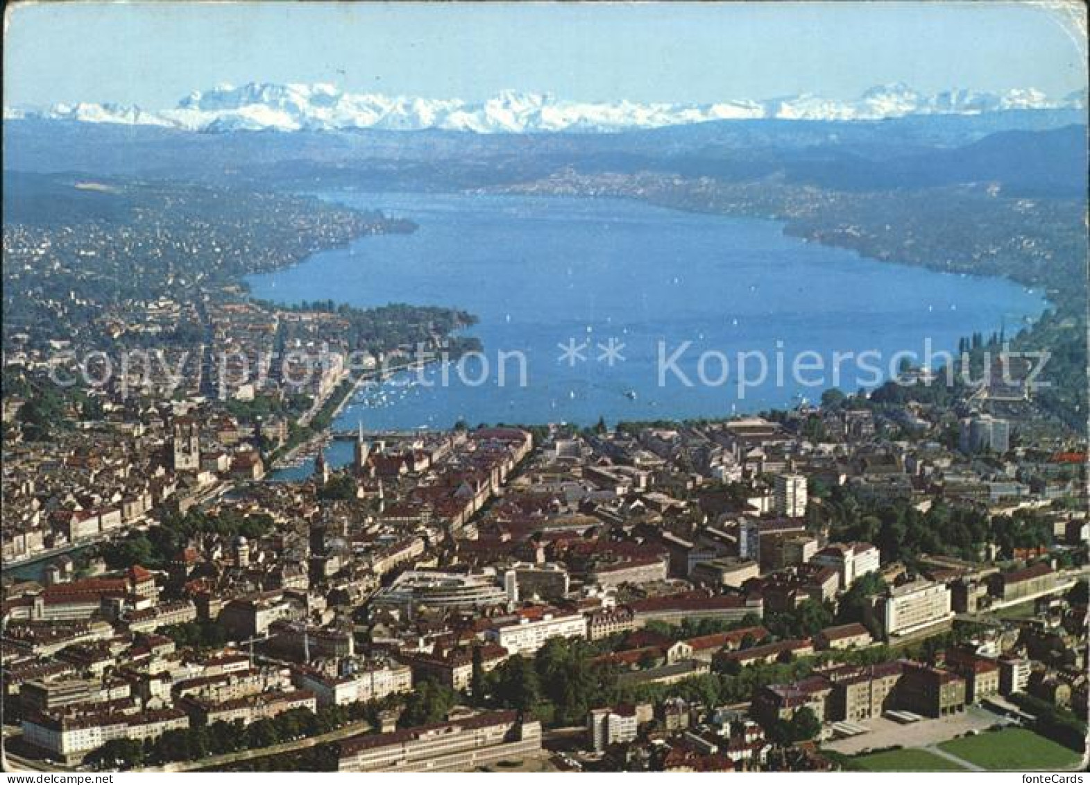 11863747 Zuerich ZH Alpen Fliegeraufnahme Zuerich - Autres & Non Classés